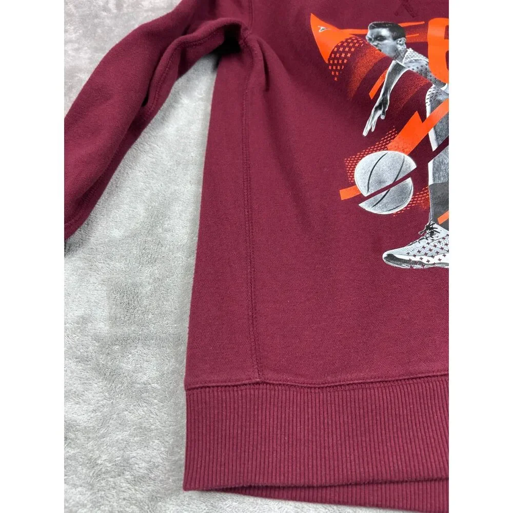 The Children’s Place Boys L 10/12 Burgundy Basketball Graphic Sweatshirt 68